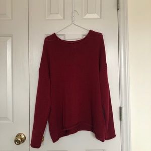 H&M burgundy sweater